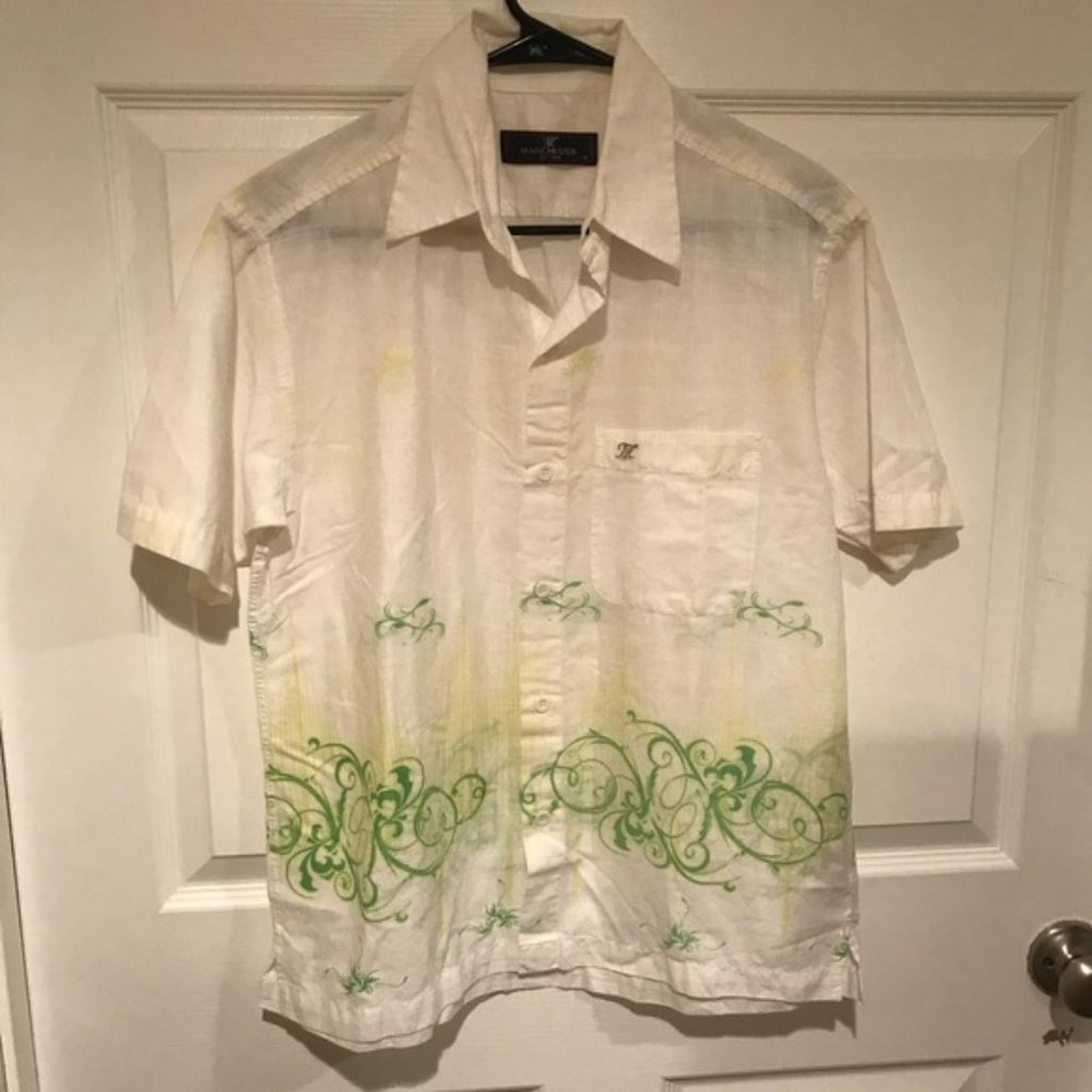 Vintage Embroidered Button Down Shirt
